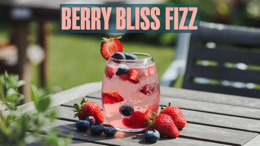 Berry Bliss Fizz mocktail