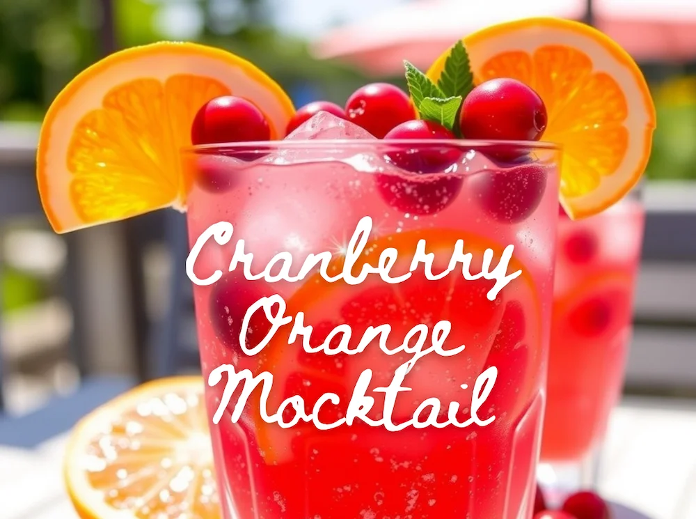 Cranberry Orange Mocktail