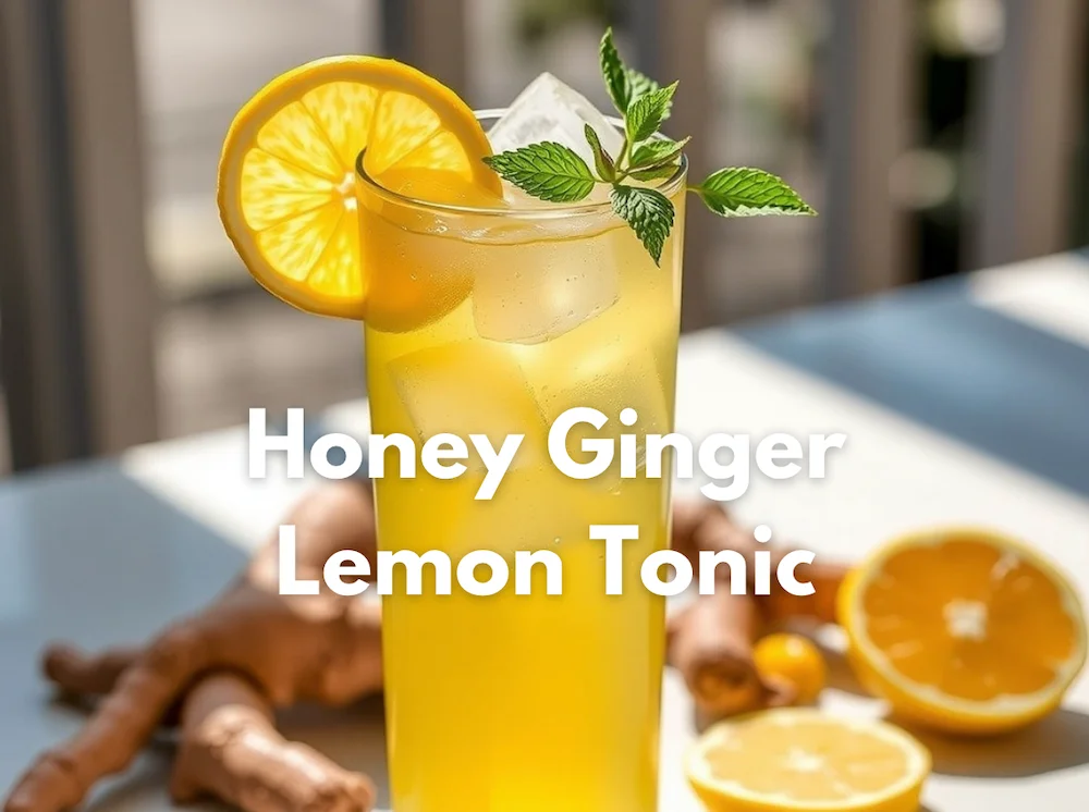 Honey Ginger Lemon Tonic