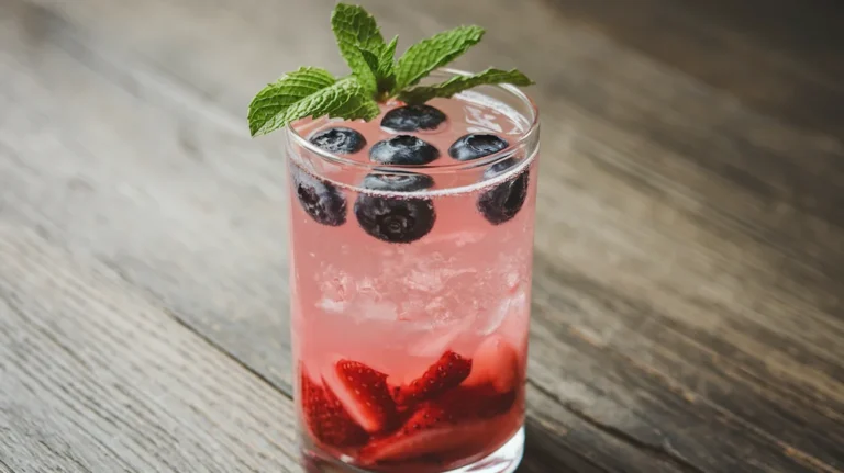 Berry Bliss Fizz mocktail