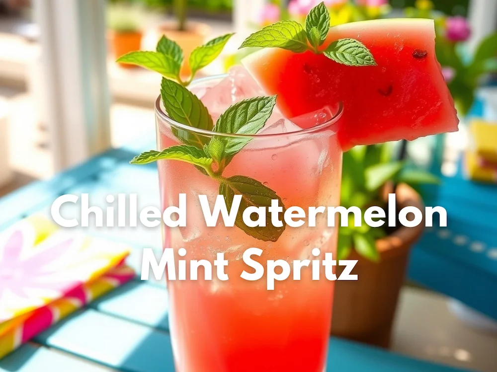 Chilled Watermelon Mint Spritz